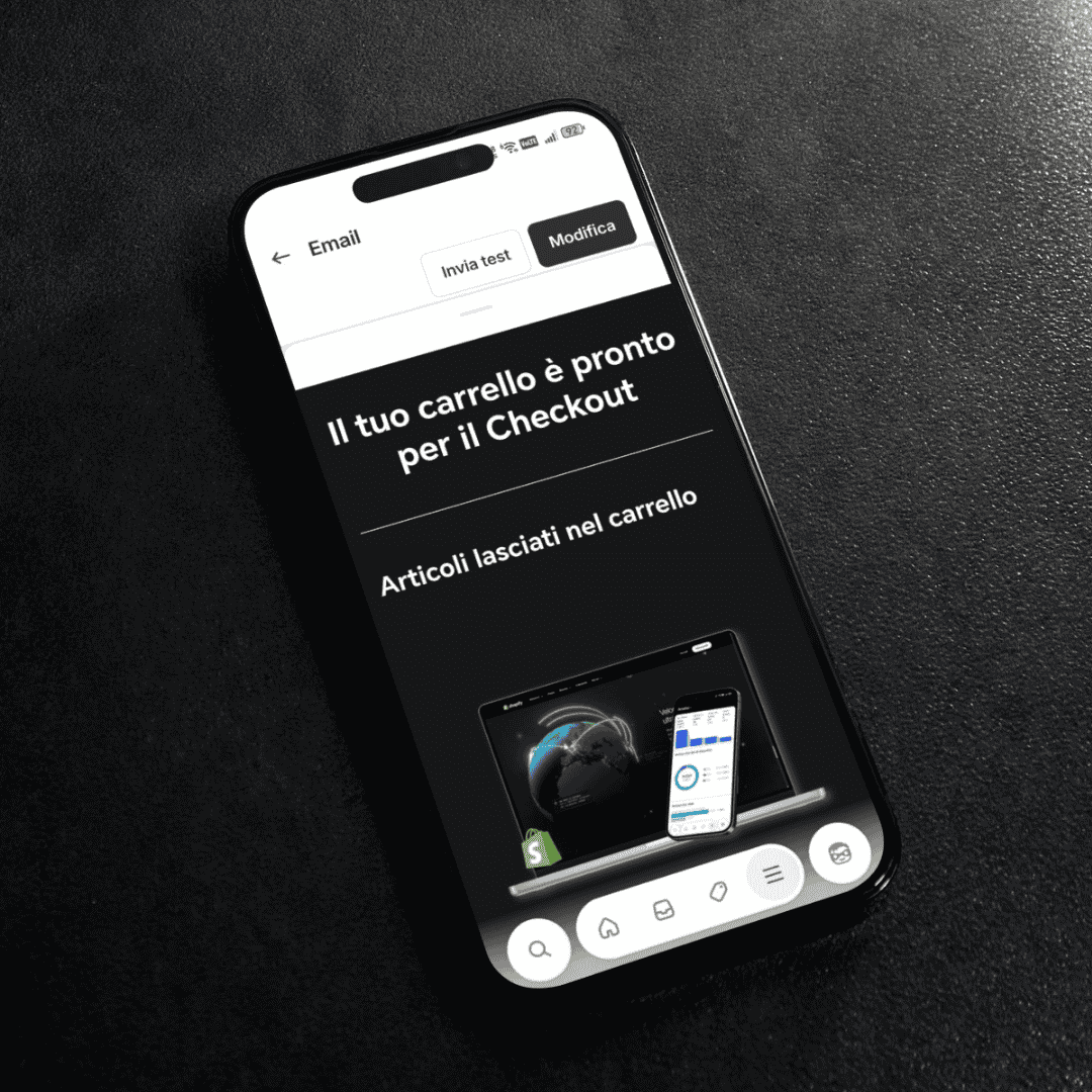 Flussi di automazioni email Shopify