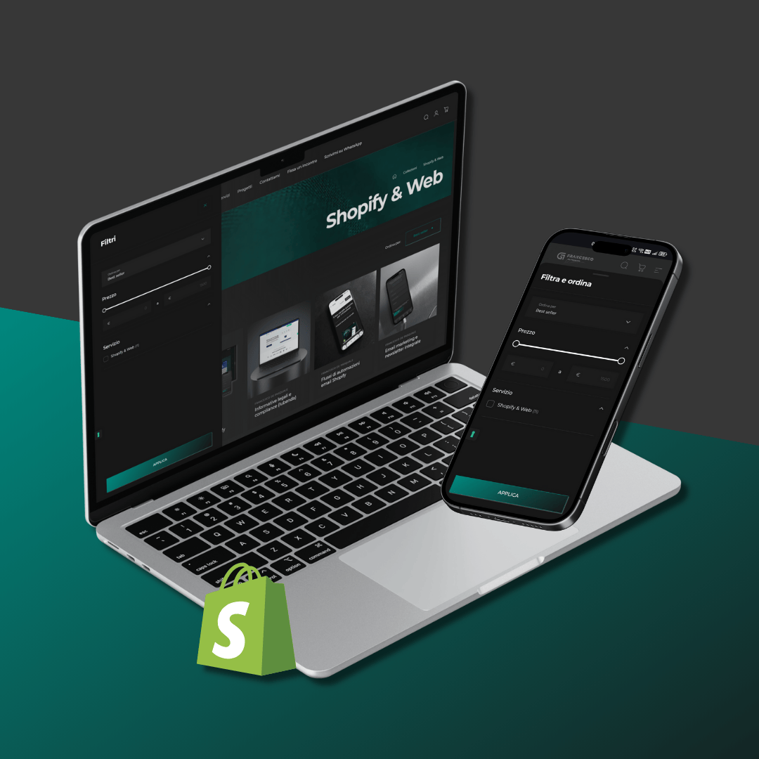 Gestione prodotti e collezioni Shopify